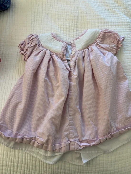 Little Sloans Smocked Girls' Taylor Swift Dress with Embroidered Detail - Picture 5 of 5